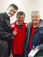 Andrey Kirilenko with Sergey Kushchenko & Dusan Ivkovic (photo)