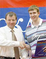 Sergey Kushchenko and Vasiliy Zavoruev (photo cskabasket.com)