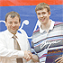 Sergey Kushchenko and Vasily Zavoruev (photo cskabasket.com)