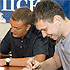 Andrey Vatutin and Zakhar Pashutin (photo cskabasket.com)