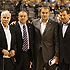 Asker Bartcho, Ettore Messina, Armenak Alchachan, Yuri Yurkov, Andrey Vatutin and Sergey Kushchenko (photo M. Serbin, cskabasket.com)