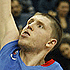 Viktor Khryapa dunks the ball (photo T. Makeeva, cskabasket.com)
