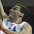 Alexander Kaun dunks the ball (photo M. Serbin, cskabasket.com)