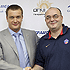Andrey Vatutin and Dusko Vujosevic (photo M. Serbin, cskabasket.com)