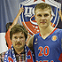 Andrey Vorontsevich and fan (photo M. Serbin, cskabasket.com)
