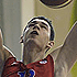 Aleksandr Gudumak dunks the ball (photo M. Serbin, cskabasket.com)