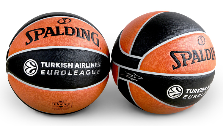 Мяч Spalding (фото Euroleague.net/GettyImages)