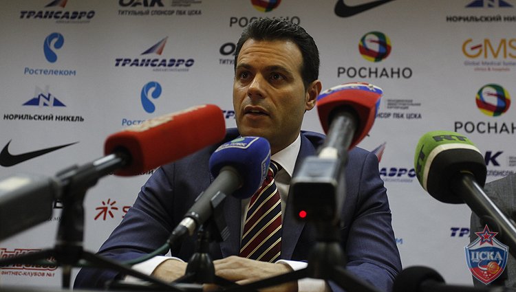 Dimitris 	Itoudis (photo: M. Serbin, cskabasket.com)