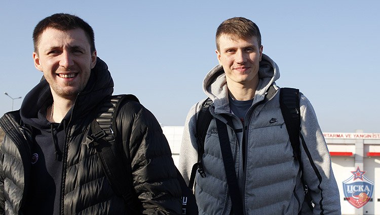 Vitaly Fridzon and Andrey Vorontsevich (photo: M. Serbin, cskabasket.com)