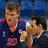Andrey Vorontsevich and Dimitris Itoudis (photo: M. Serbin, cskabasket.com)