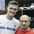 Andrey Kirilenko and Asker Barcho (photo: M. Serbin, cskabasket.com)
